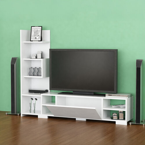 Televízny stolík Pera White