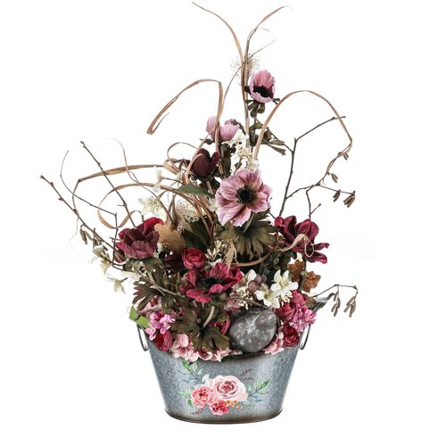 Komplet embalaže za cvetje Rose, 2 kos, 2velikosti, kov