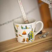 Altom Kubek porcelanowy Podróżnik w pudełku upominkowym, 400 ml
