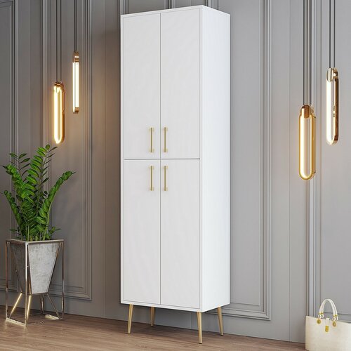 Schrank Berlin White and Gold