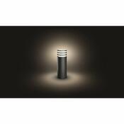 Philips Hue 17402/93/P0 vonkajšie LED stĺpikové svietidlo Lucca 9,5 W antracit