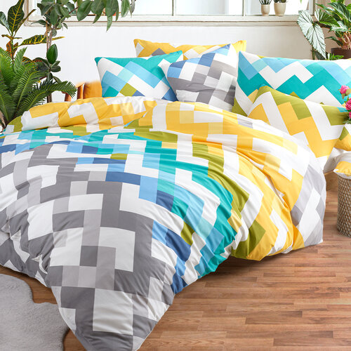 Lenjerie de pat din bumbac 4Home Chevron, 140 x200 cm, 70 x 90 cm