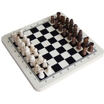 Fa sakk készlet, 29 x 1,7 x 29 cm