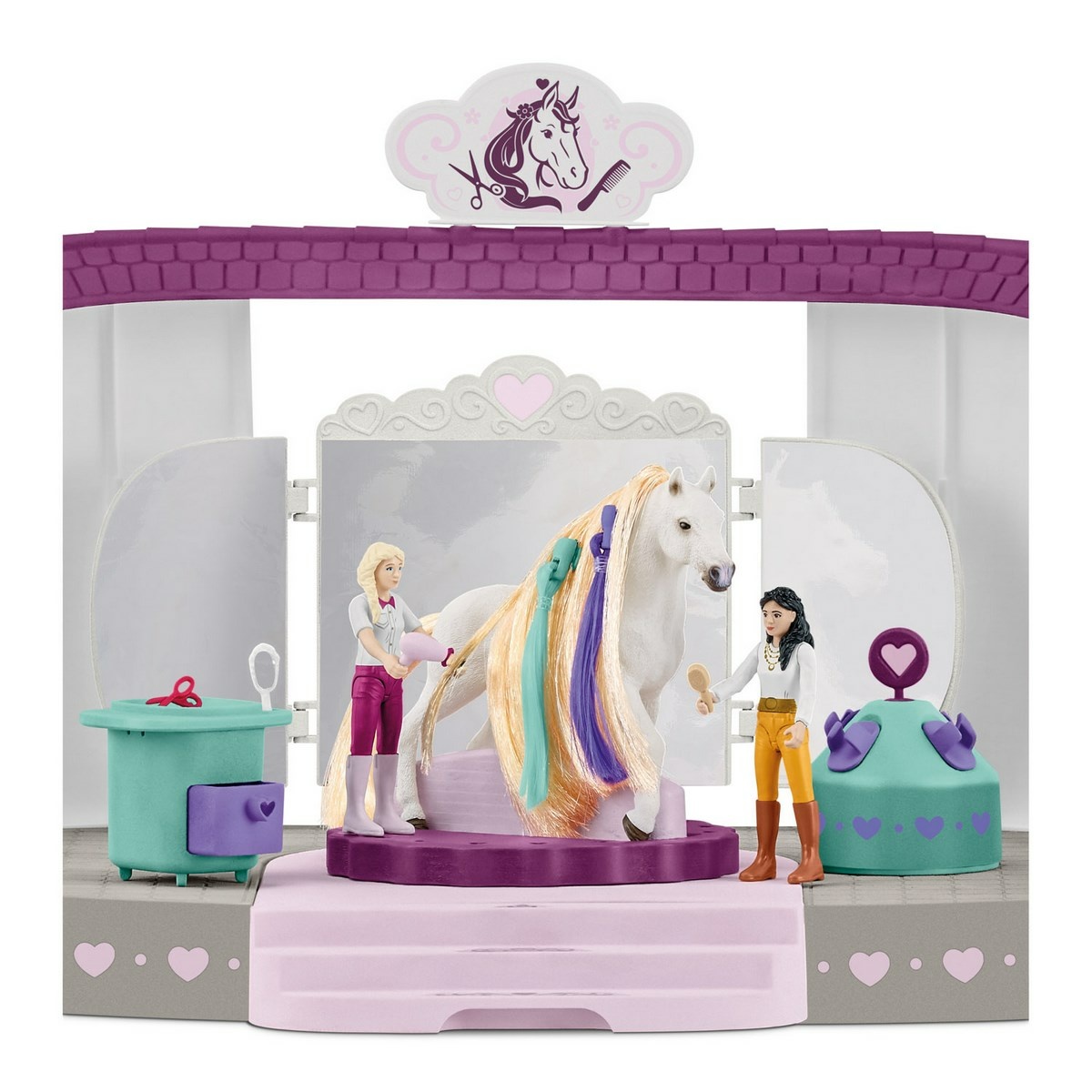 Schleich 42588 Szépségszalon lovaknak termék 2. képe
