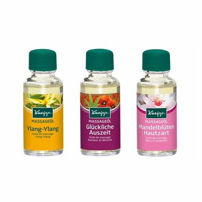 Kneipp masszázsolajok szettje, 3 db, 20 ml