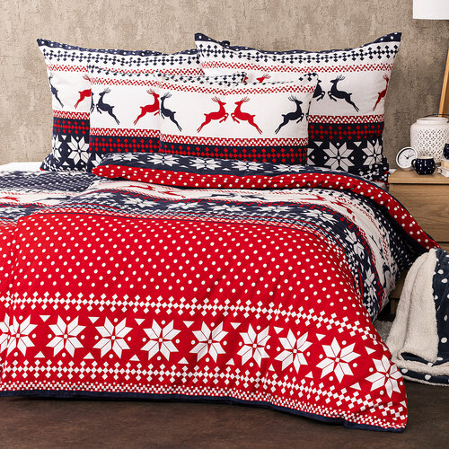 Lenjerie de pat, bumbac, 4Home Blue nordic, 140 x 200 cm, 70 x 90 cm + 50 x 70 cm
