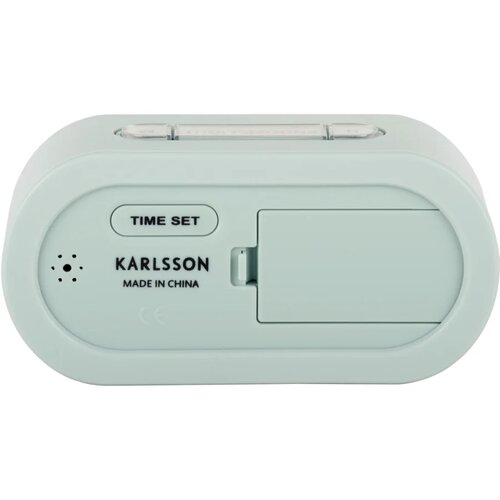 Karlsson KA5753LB digitális asztalióra/ébresztőóra, lágy kék