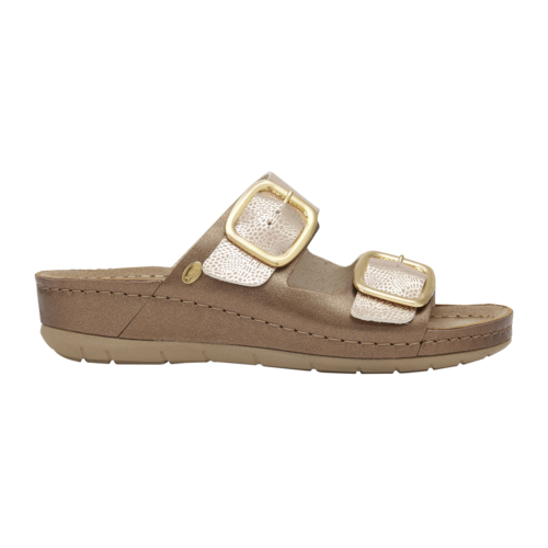 Scholl Pantofle Aberdeen zlatá, vel. 37