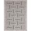 Kusový koberec Floorlux silver/black 20008, 60 x 110 cm