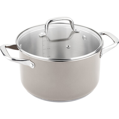 Lamart LT1049 garnek Joli, 24 x 13,5 cm, beżowy