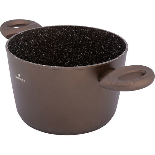 Valdinox Aurum Cratiță cu suprafață antiaderentă cu capac, 20 cm