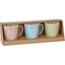 EH 3-delni komplet porcelanskih vrčev Tea time ,330 ml
