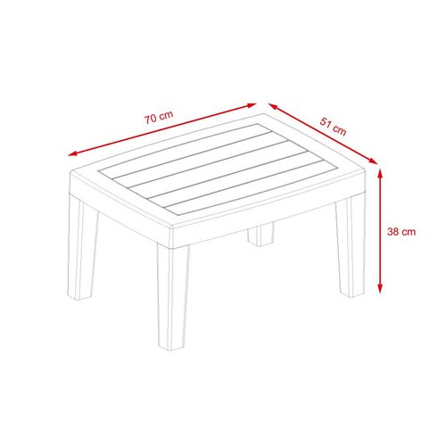 Avenberg Velký ratanový set Iberia, černá