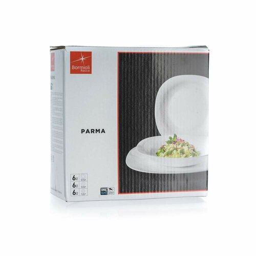 Bormioli Rocco 18-delni set krožnikov Parma