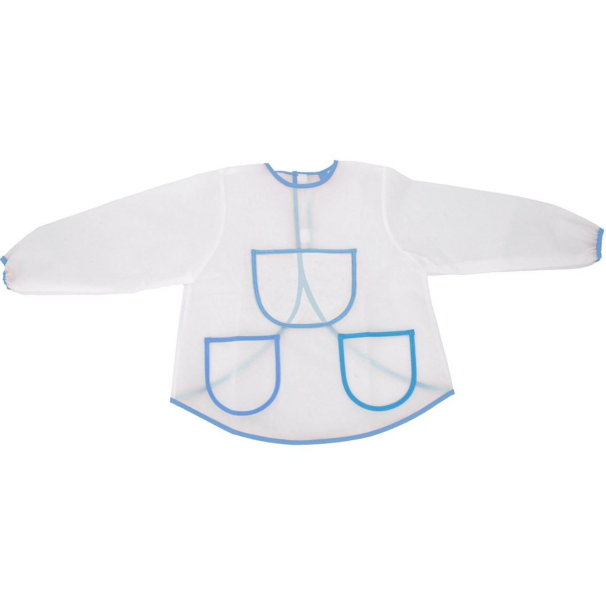 Detská zástera na maľovanie Pockets, modrá