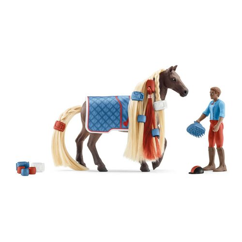 Schleich 42586 Leo und Rocky Starter Set, 18,7 x 24,5 x 6 cm