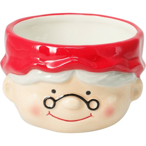 Súprava 2 keramických misiek Mr. & Mrs. Claus 13 cm