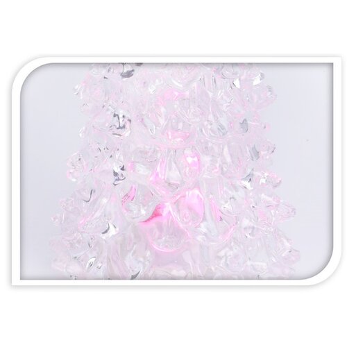 Vianočná LED dekorácia Xmas tree farebná, 17 cm
