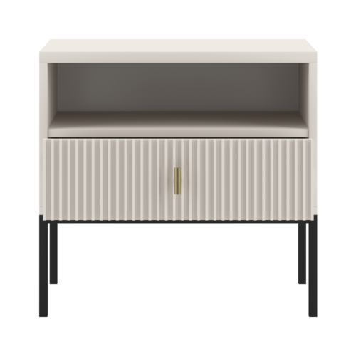 Nachttisch MAGIRA, cremefarben