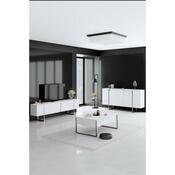 Măsuță de cafea Luxe White and Silver