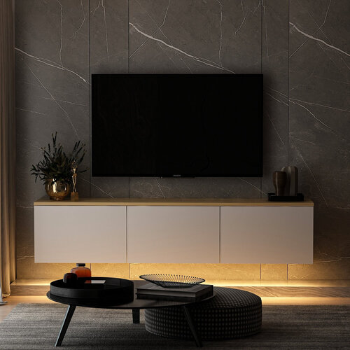 TV stolík Neon White