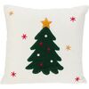 Poduszka świąteczna  Choinka z gwiazdą, 45 x 45 cm