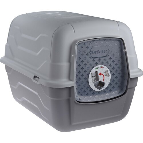 Toaleta pre mačky Pets, 52 x 40 x 40 cm, s lopatkou
