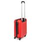 Pretty UP Cestovní skořepinový kufr ABS25 malý, 50 x 35 x 23 cm, červená