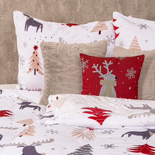 4Home Obliečky Cute reindeer mikroflanel, 140 x 200 cm, 70 x 90 cm