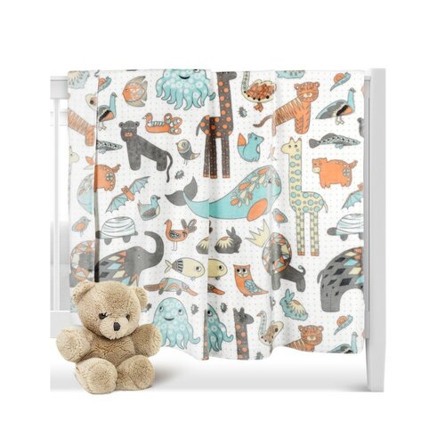 Bellatex Otroška odeja Ella Živali, 100 x 150 cm