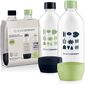 Sodastream Butelka Jet Green/Navy 2x 1 l, do zmywarki