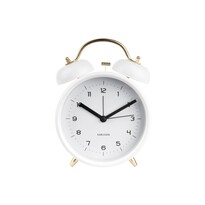 Karlsson 5711WH Designový budík pr. 14 cm Karlsson 5711WH Designový budík pr. 14 cm