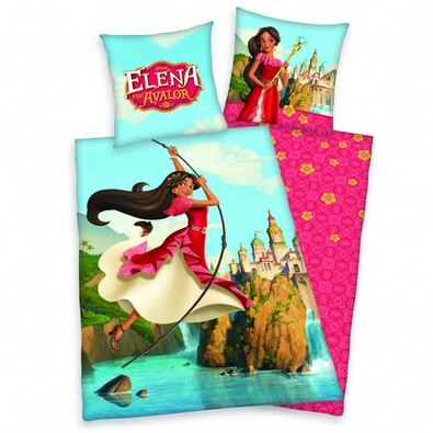 Lenjerie bumbac pentru copii Elena din Avalor, 140 x 200 cm, 70 x 90 cm