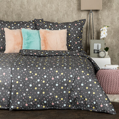 4Home бавовняна постільна білизна Горошок пастель, 160 x 200 см, 70 x 80 см