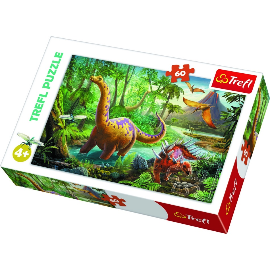 Obrázok Puzzle Dinosauři na cestách