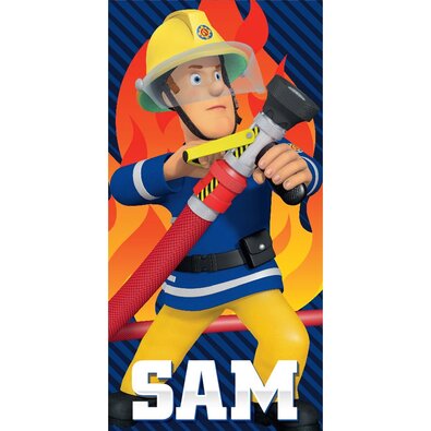 Osuška Požiarnik Sam, 70 x 140 cm