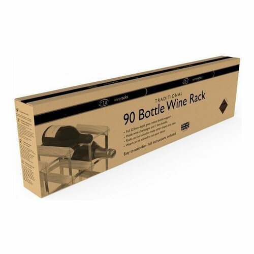 RTA Stojan za 90 steklenic vina, temna borovnica