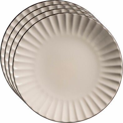 Mäser Set 4 desertnih krožnikov OSITA – 20 cm, krem