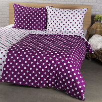 Lenjerie pat 1 pers. 4Home Buline mov, bumbac, 140 x 200 cm, 70 x 90 cm Lenjerie pat 1 pers. 4Home Buline mov, bumbac