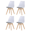 Set de scaune de sufragerie CT-X7056 GREY, 4 buc