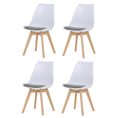 Étkezőszék garnitúra CT-X7056 GREY, 4 db