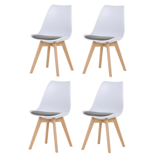 Sada jedálenských stoličiek CT-X7056 GREY, 4 ks