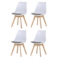 Set de scaune de sufragerie CT-X7056 GREY, 4 buc