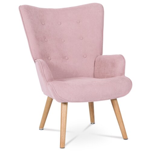 Fotoliu cu taburet PINK2, roz