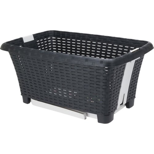 Coș de rufe reciclat cu picioare 60 x 40 x 58 cm,antracit