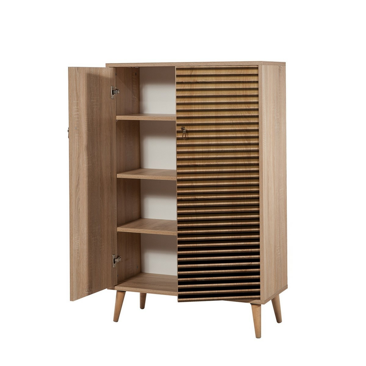 Skrinka Mega Sonoma Oak Stripes I