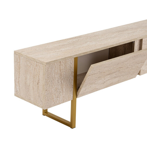 Stolik pod telewizor Serenity Travertine