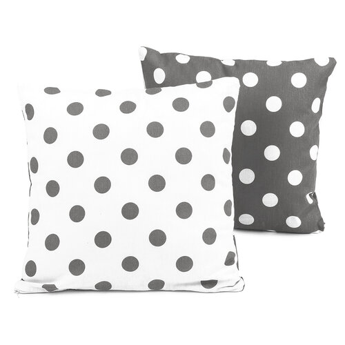 4Home Наволочка Сірий горошок, 40 x 40 см, комплект 2 шт.