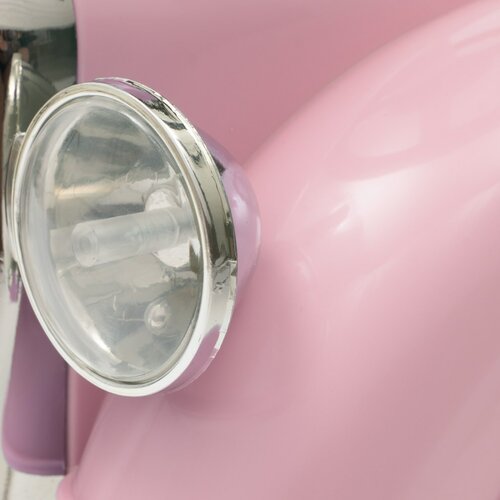 Rower biegowy dla dzieci Baby Mix Retro różowy, 27x 25 x 58 cm