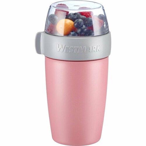 Westmark Zweiteilige Snackdose, 700 ml, rosa